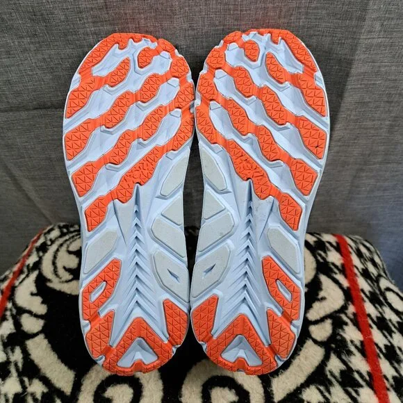 Size 9.5D Men Hoka One One Clifton 8 running shoes in the Goblin Blue - Picture 6 of 12